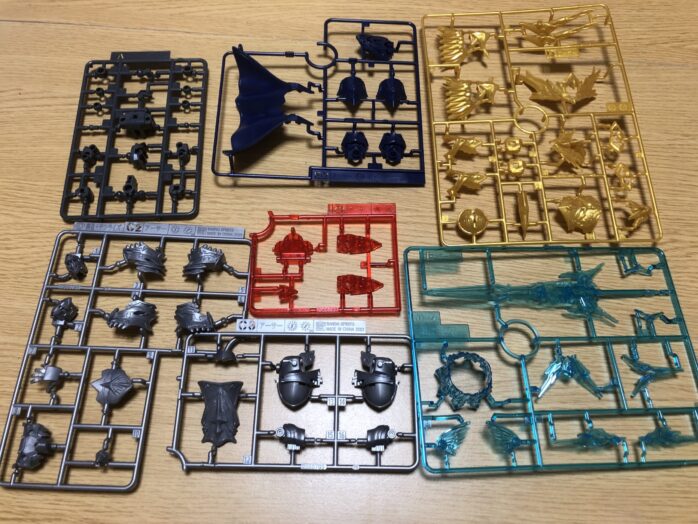 アーサーガンダムMk-Ⅲプラパーツ塗装前