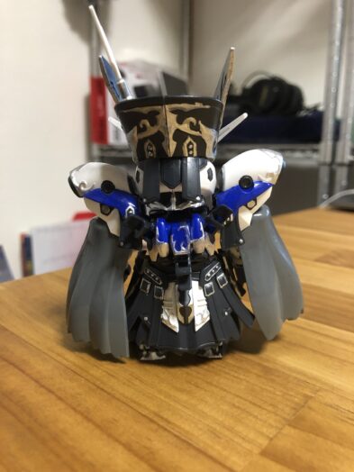 レイフガンダムGP04塗装マント背面