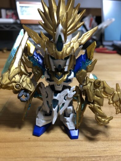 龍尊劉備ユニコーンガンダム完成正面