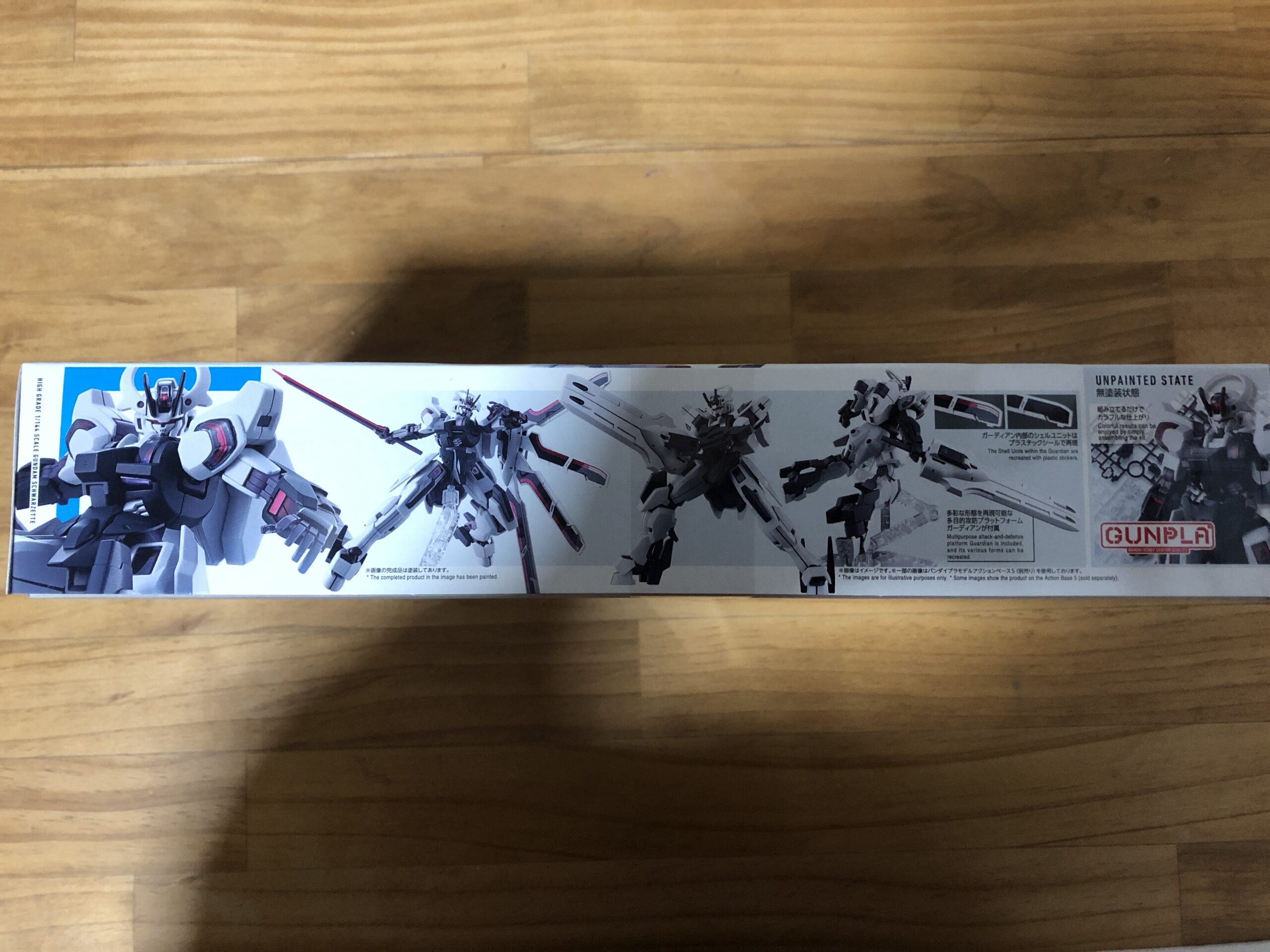 HGガンダムシュバルゼッテパッケージ横①