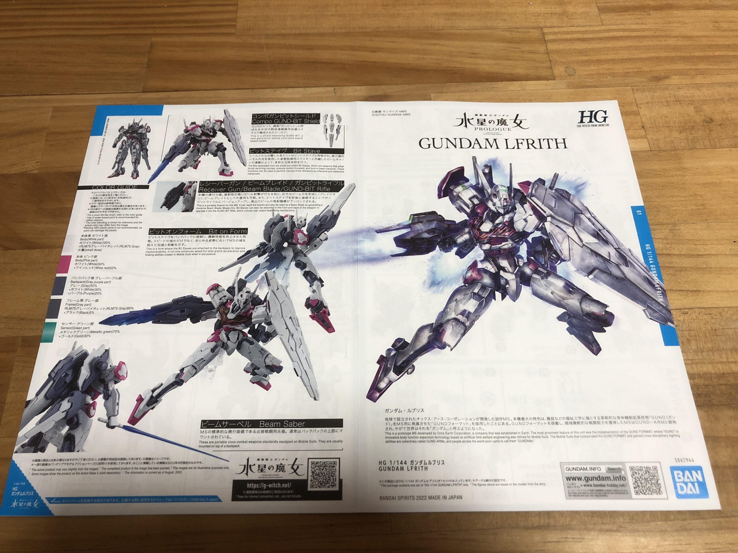 HG1:144ルブリス説明書