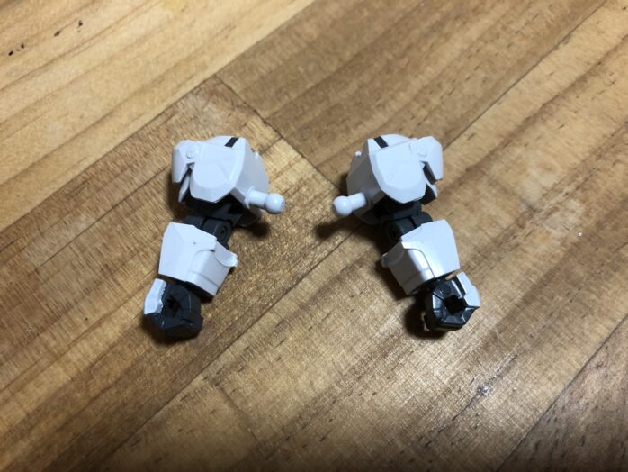 EXSTガンダムエアリアル塗装両腕