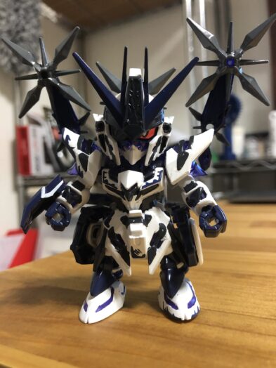 才蔵ガンダムデルタカイ塗装正面