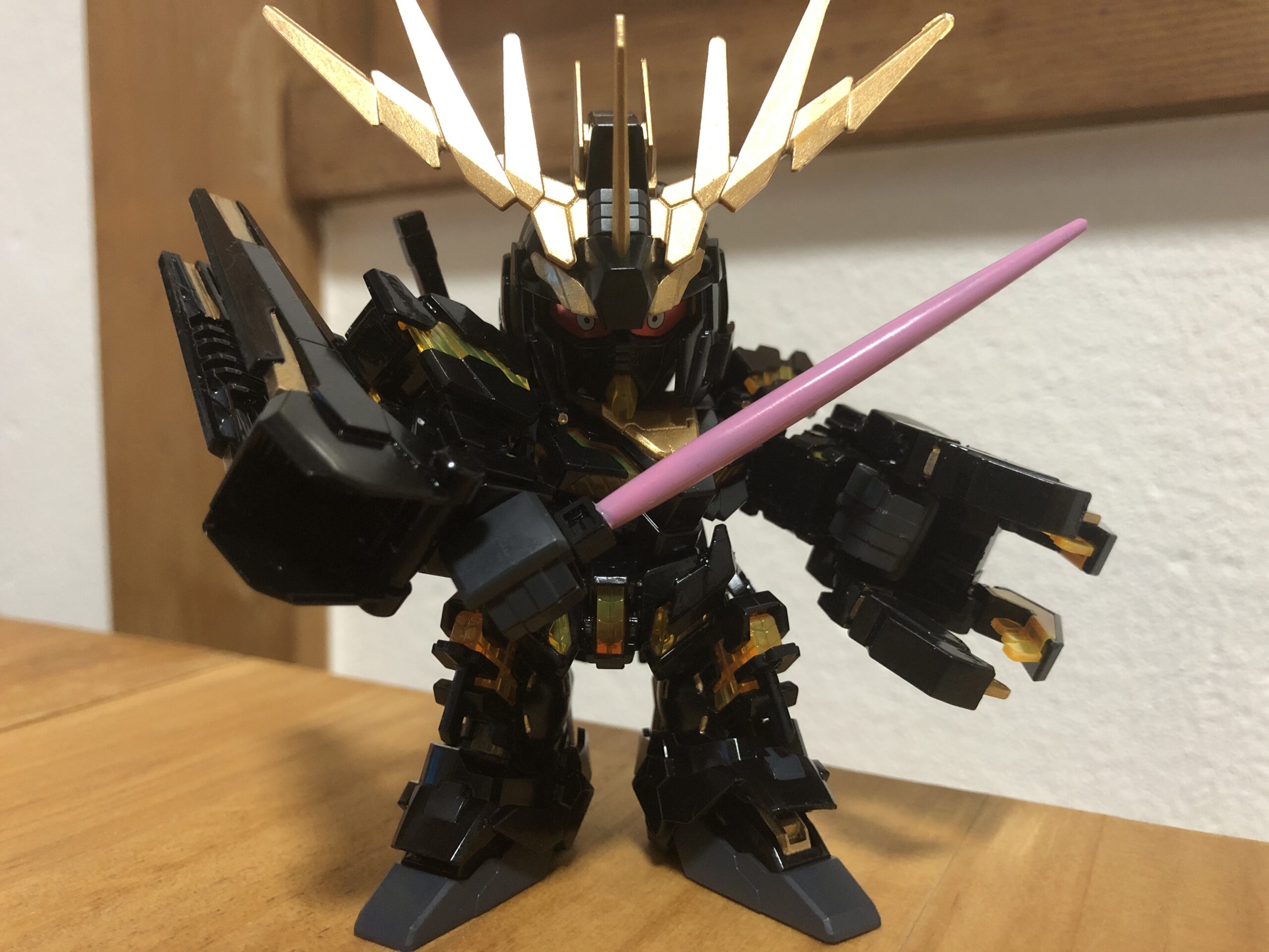 CSバンシィ・ノルンセット塗装バンシィアクション①