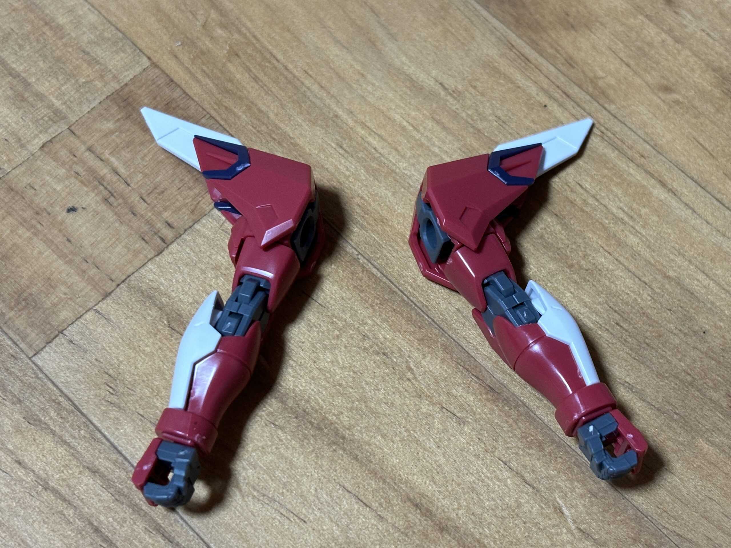 HGイモータルジャスティス両腕