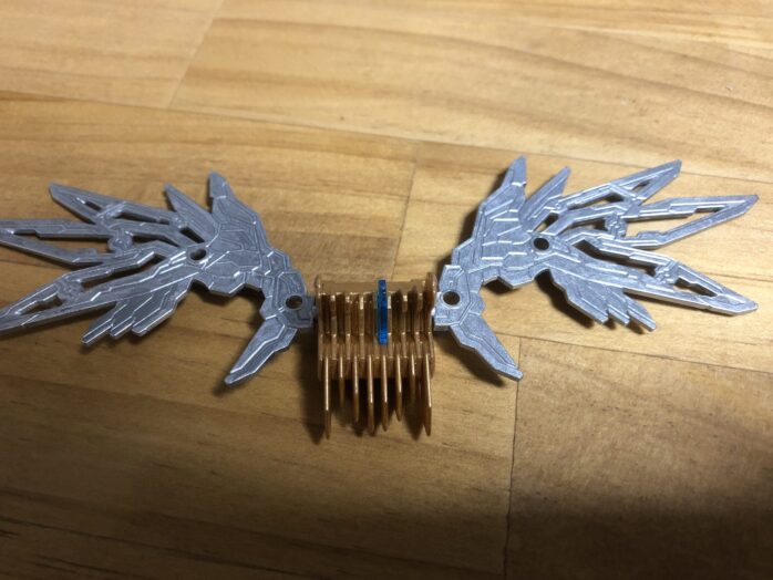 天覇曹操ウイングガンダム塗装バックパック