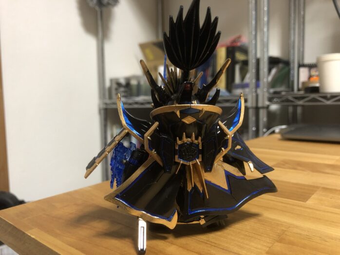 信長ガンダムエピオンダークマスクVer.塗装背面
