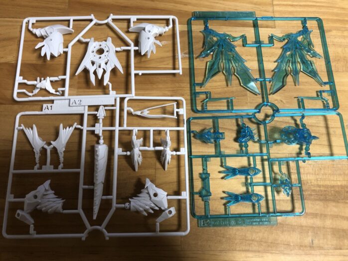 シャイングラスパードラゴンプラパーツ