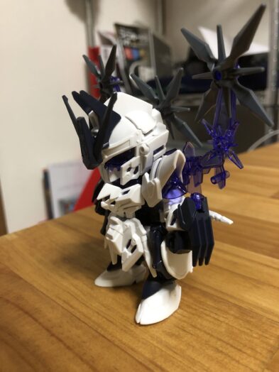 才蔵ガンダムデルタカイ素組斜面