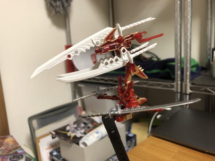 孫権-赫炎翔虎-塗装サポートメカ横