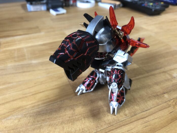 董卓プロヴィデンスガンダム塗装凶竜