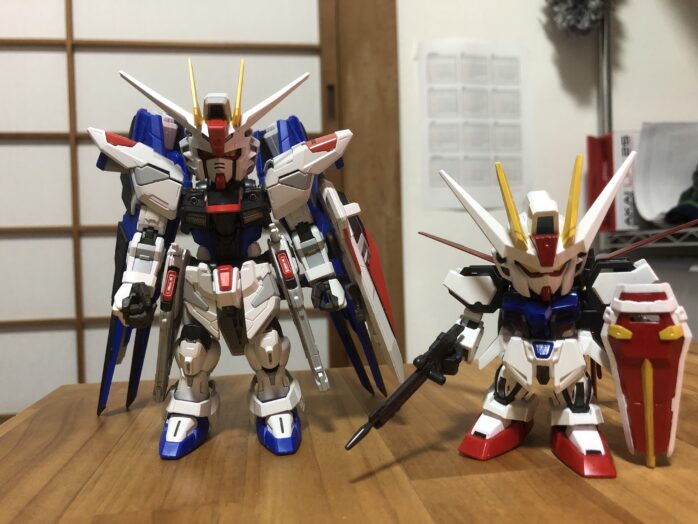 MGSDフリーダム比較（EXスタンダード）