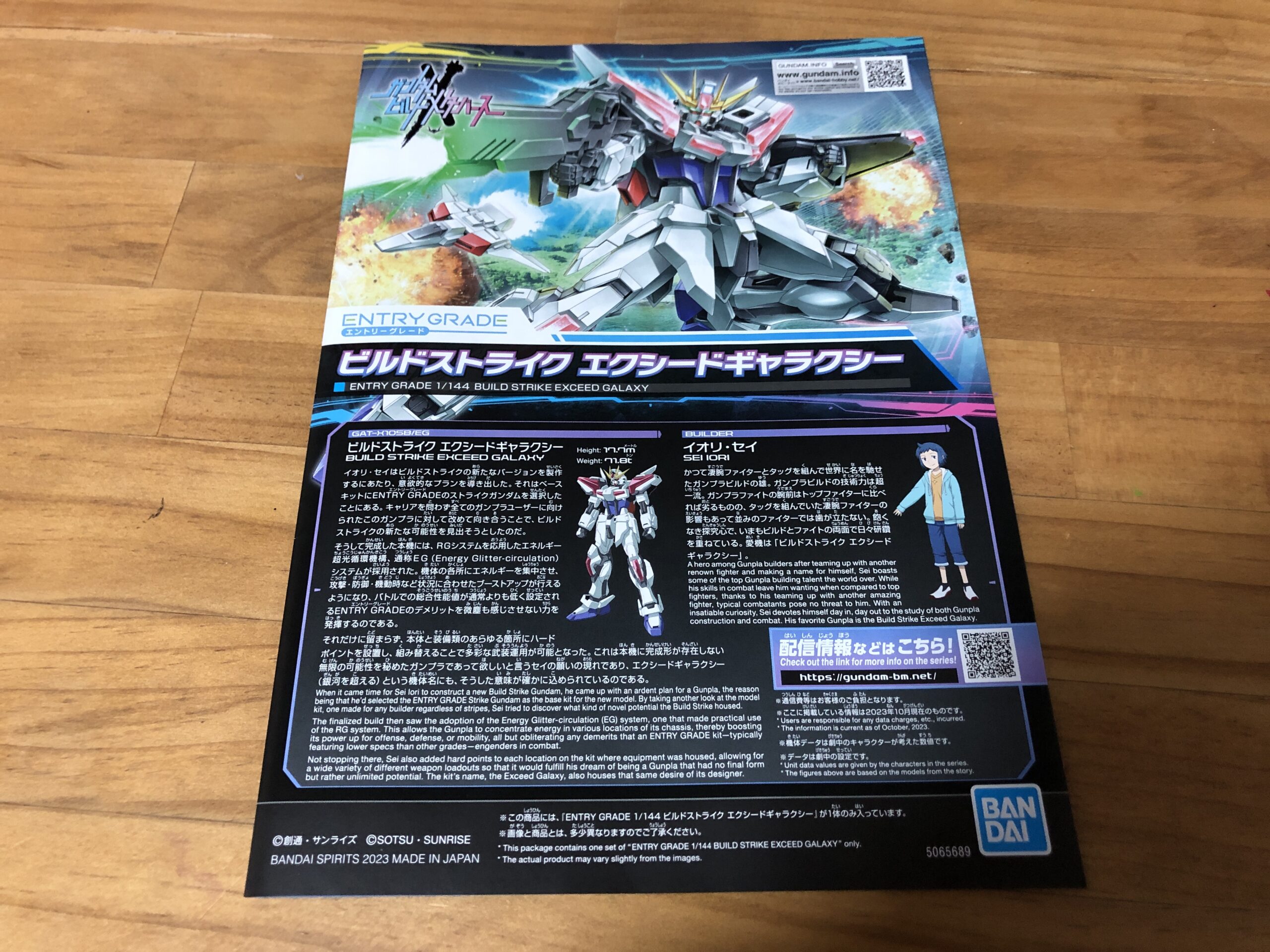 EGBSエクシードギャラクシー説明書表