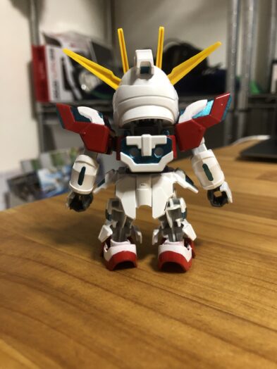 EXSTトライバーニングガンダム塗装背面