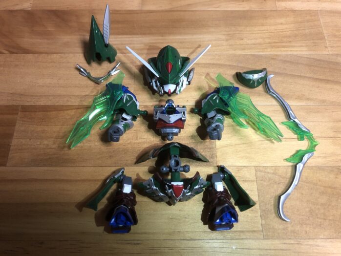 ロビンフッドガンダムAGE2塗装各パーツ完成