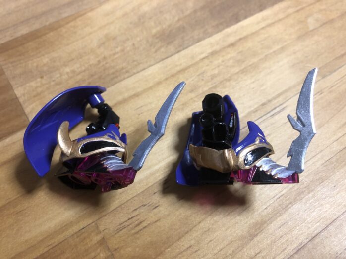 ウォーロックイージスガンダム塗装両足内外