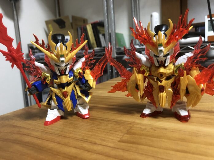 張飛ゴッドガンダム比較