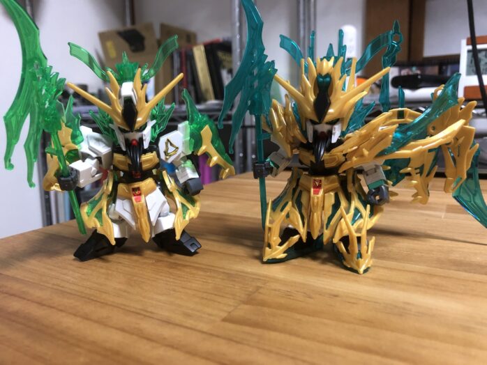 関羽雲長νガンダム比較