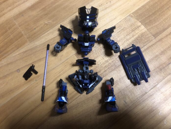 ヴェルデバスター隊員塗装各パーツ完成