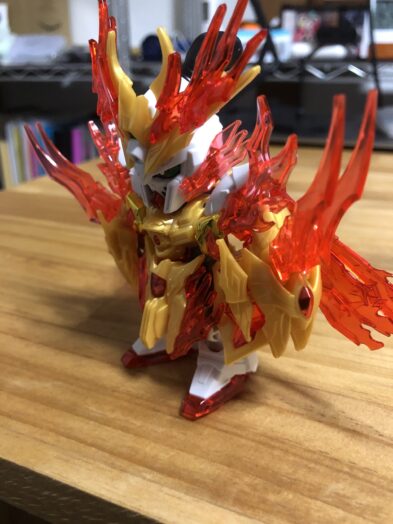 炎皇張飛ゴッドガンダム斜面