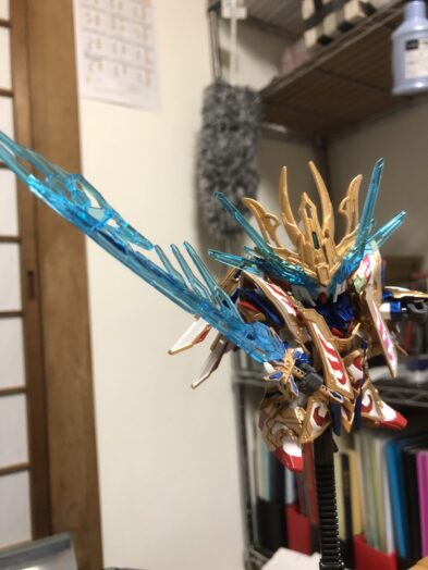 曹操ウイングガンダム　倚聖の装塗装アクション4