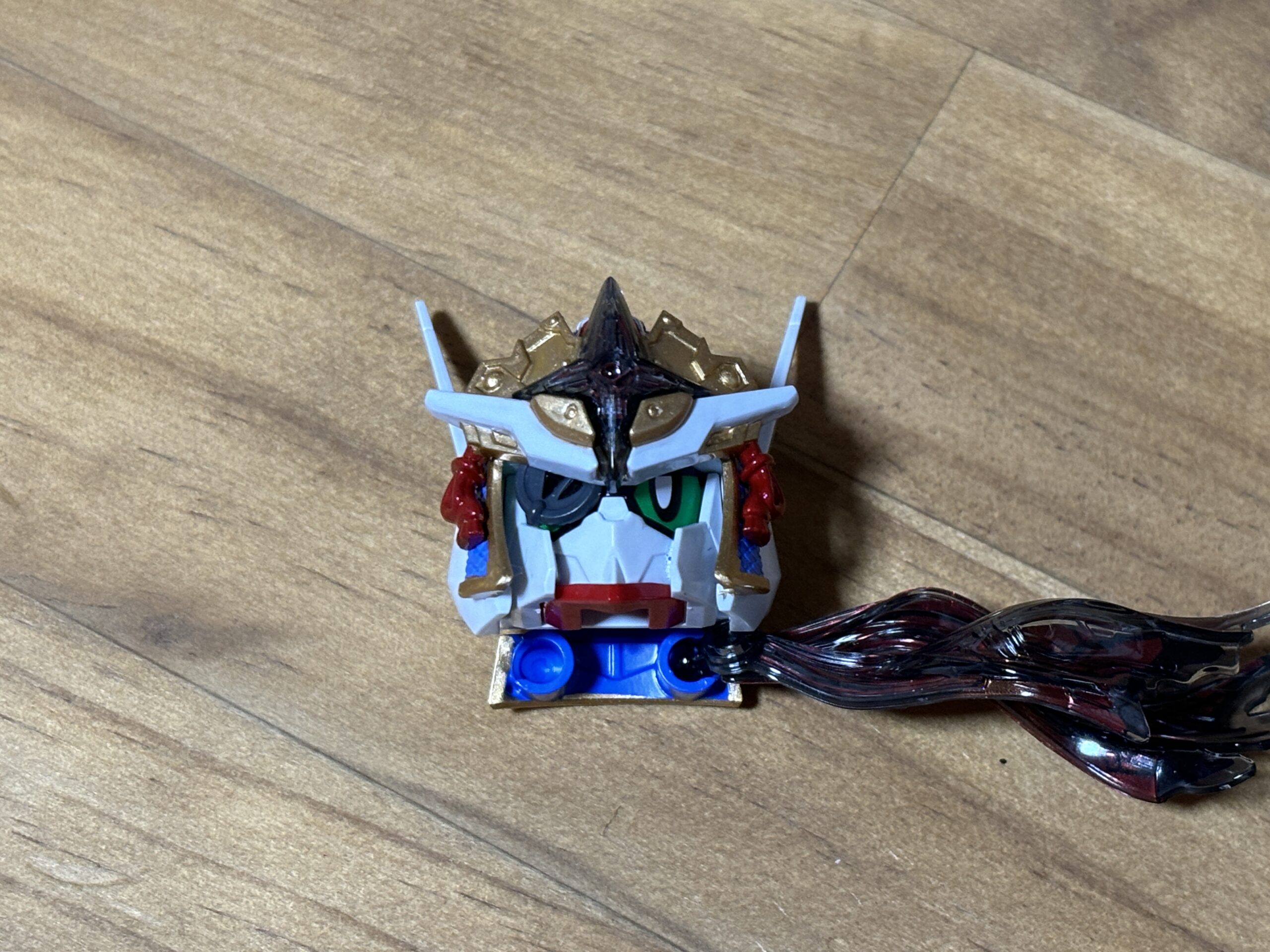 隠密ガンダムエアリアル塗装頭