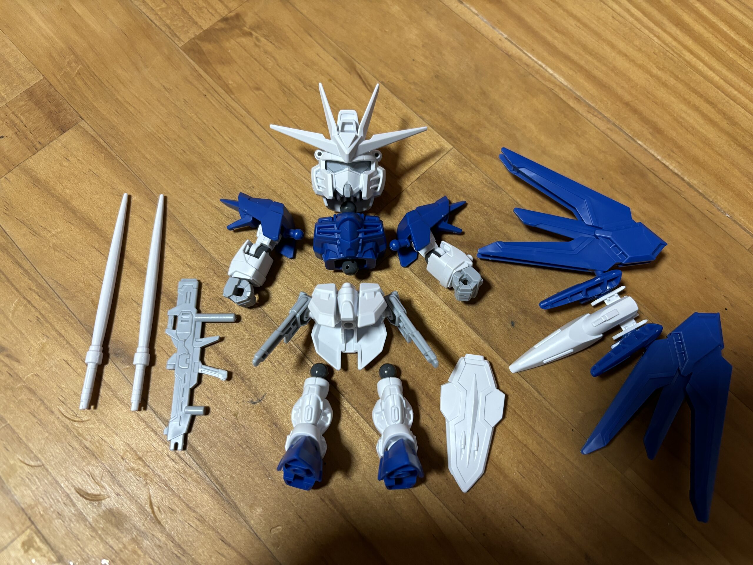 SDEXライジングフリーダム各パーツ完成