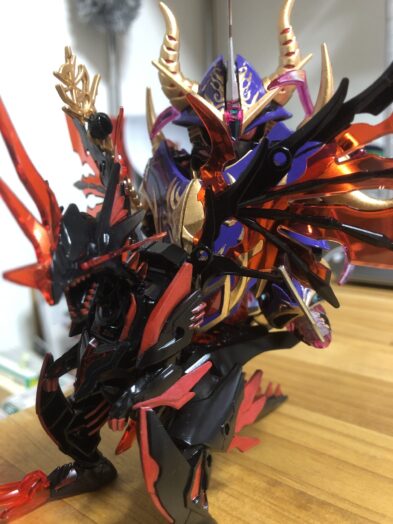 ダークグラスパードラゴン＆ウォーロックイージスガンダム2