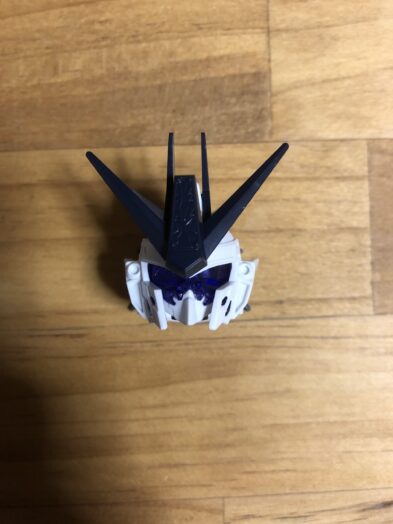 才蔵ガンダムデルタカイ素組頭