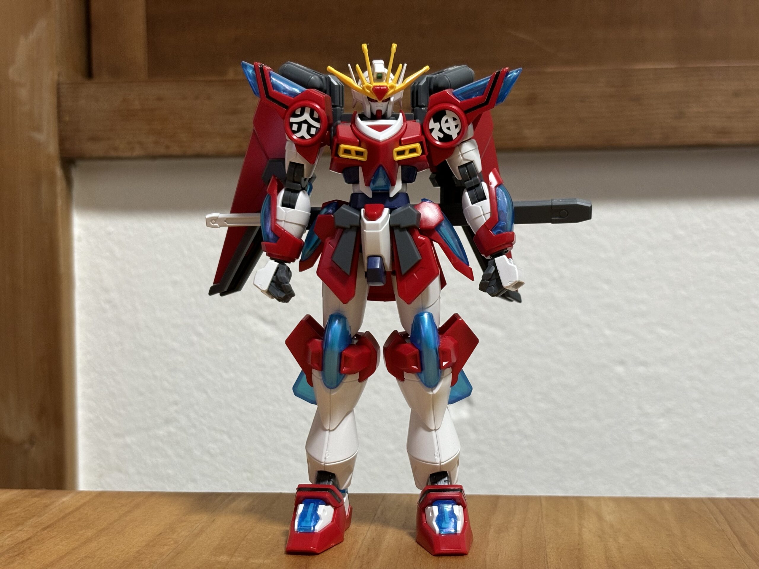HG1:144神バーニングガンダム正面