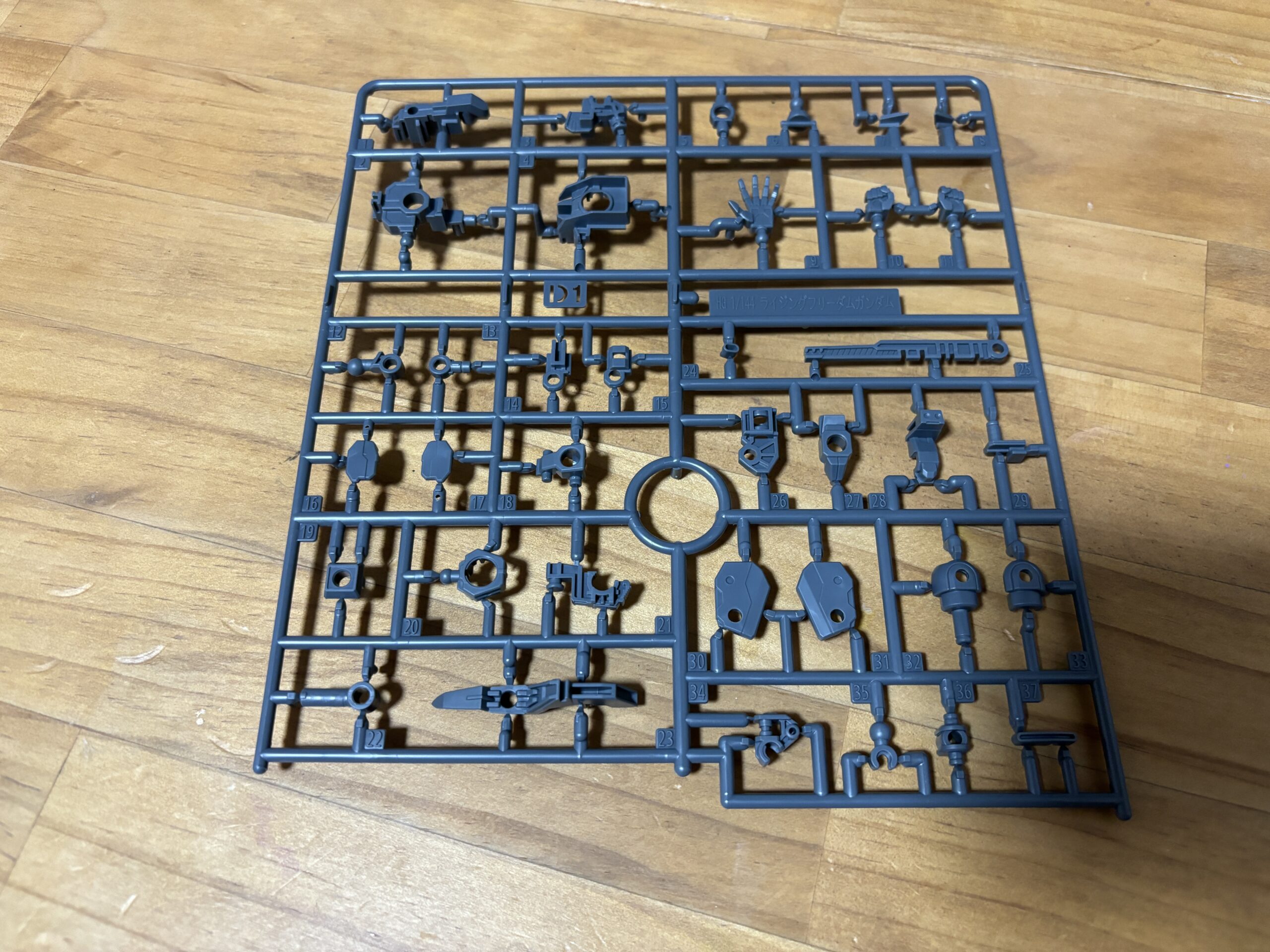 HGライジングフリーダムパーツD1