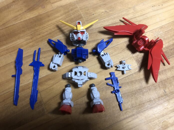 EXSTデスティニーガンダム各パーツ完成