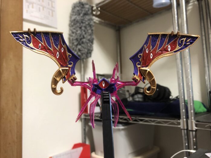 ウォーロックイージスガンダム塗装支援メカ