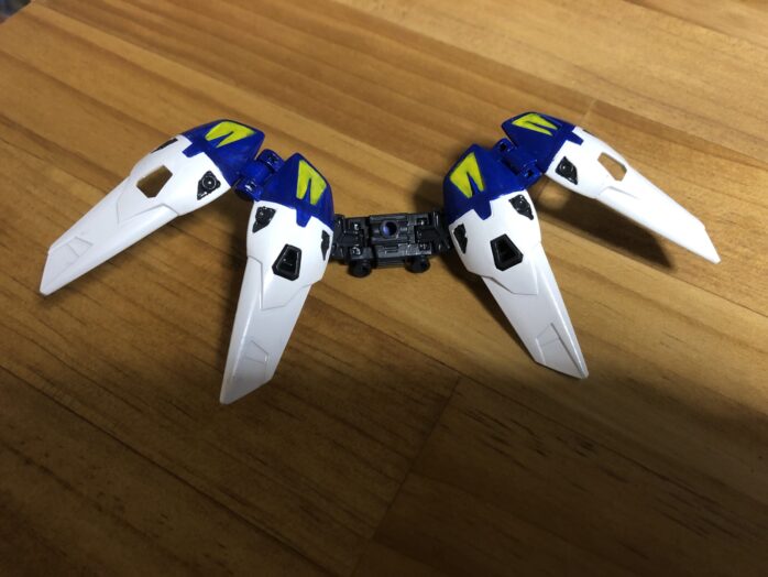 EXSTウイングガンダムゼロ塗装バックパック展開