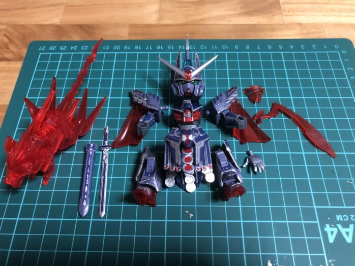 シーザーレジェンドガンダム各パーツ完成