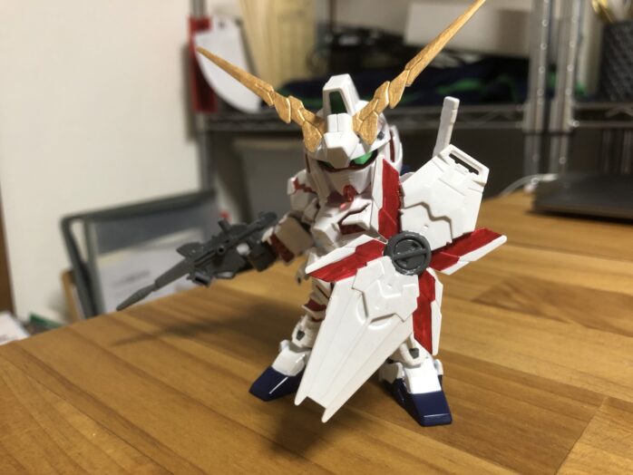 EXSTユニコーンガンダム塗装アクション２