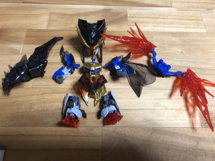 司馬懿デスティニーガンダム各パーツ完成