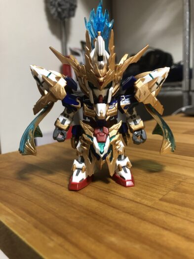 趙雲ダブルオーガンダム塗装正面