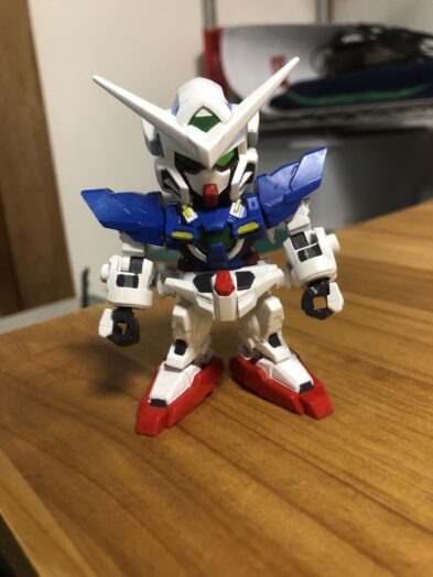 EXSTガンダムエクシア塗装正面