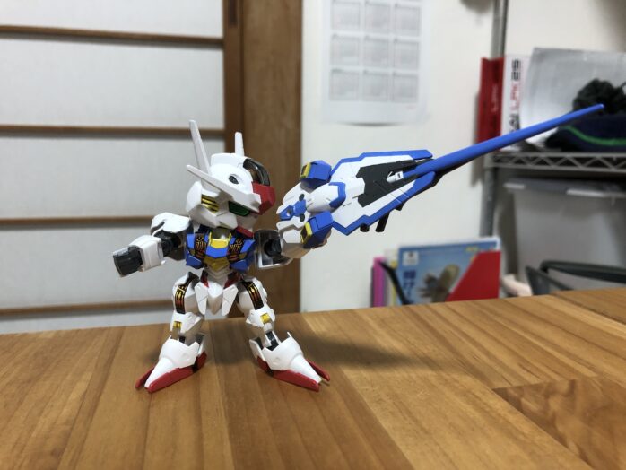 EXSTガンダムエアリアル塗装オリジナル武器装備