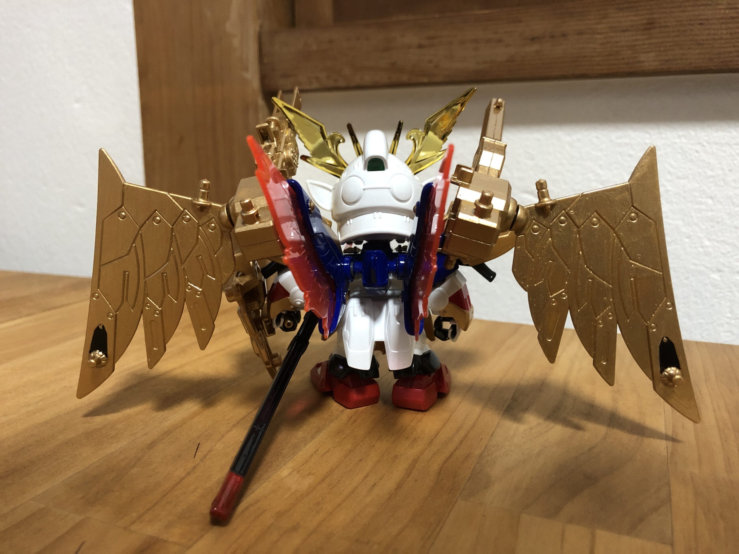 LEGEND武者飛駆鳥塗装金色の羽衣背面