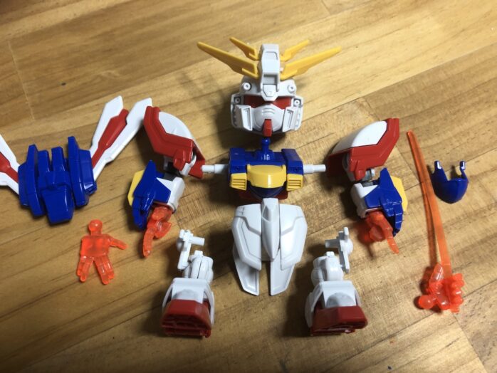No.242 Gガンダム各パーツ完成