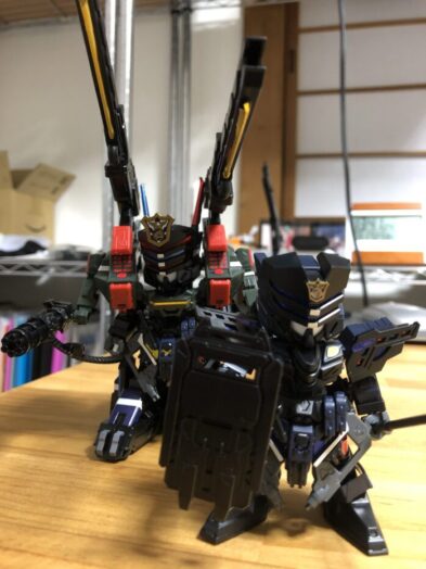 ヴェルデバスター隊員フル装備隊長と