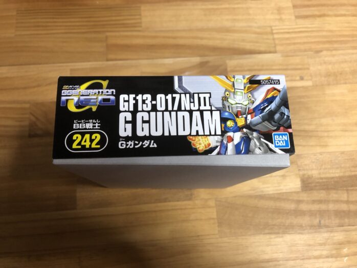 No.242 Gガンダムパッケージ前横