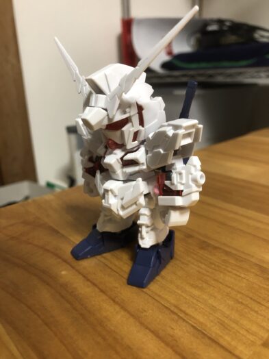 EXSTユニコーンガンダム斜面